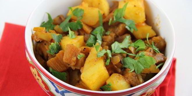 Рецепт карри из баклажанов и картофеля