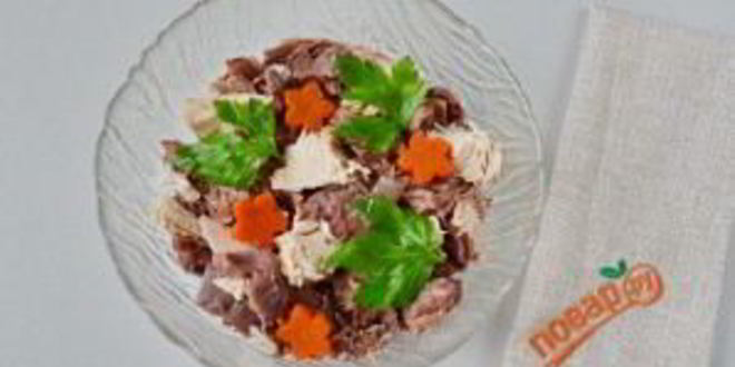Рецепт домашнего холодца из говядины и курицы