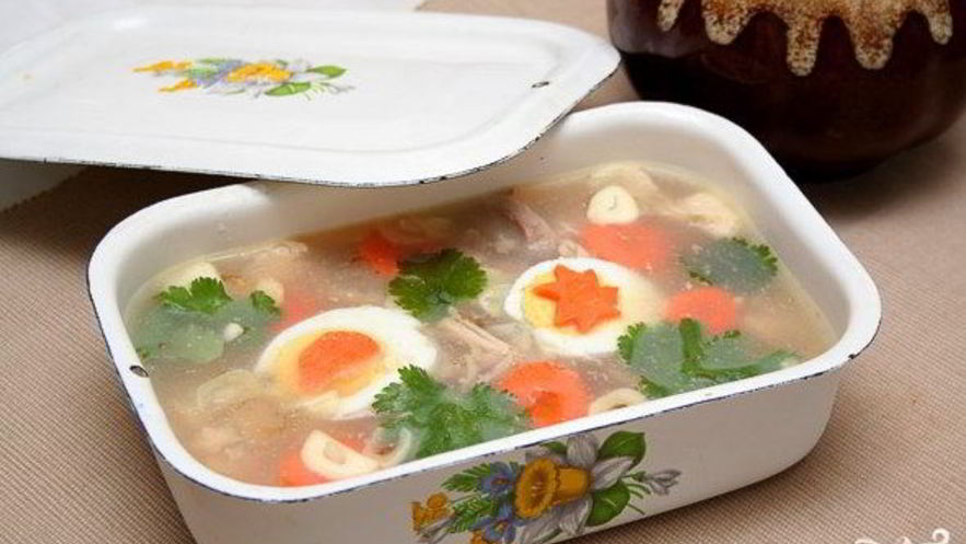 Рецепт холодца из домашней курицы