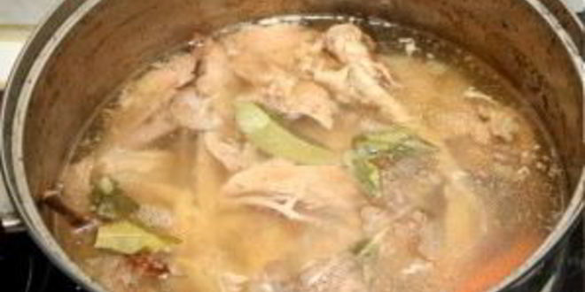 Рецепт холодца из домашней курицы