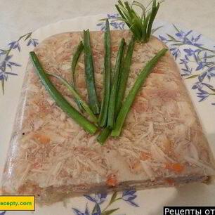 Рецепт Холодца из свиных ножек и рульки