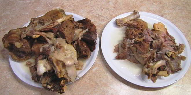 Рецепт холодца, просто холодец