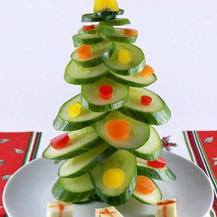 Рецепт Легкой новогодней закуски из овощей