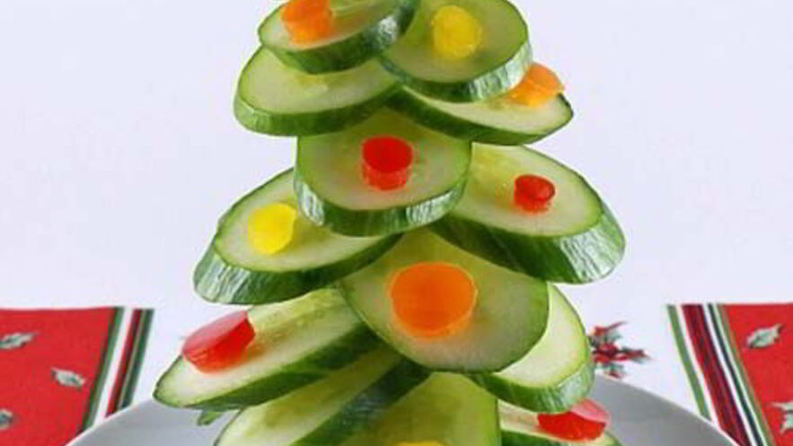 Рецепт легкой новогодней закуски из овощей