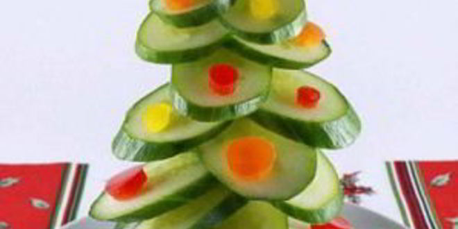 Рецепт легкой новогодней закуски из овощей