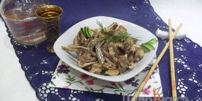 Рецепт маринованных свиных ушей