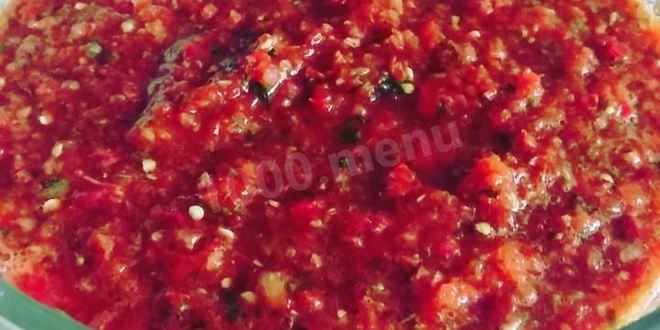 Рецепт огонька из баклажан с болгарским перцем и помидор