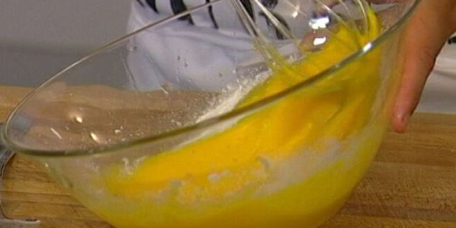 Рецепт бисквитного омлета с мускатным орехом