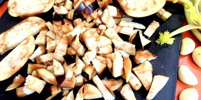 Рецепт фриттаты из баклажанов с грибами