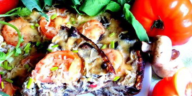 Рецепт фриттаты из баклажанов с грибами