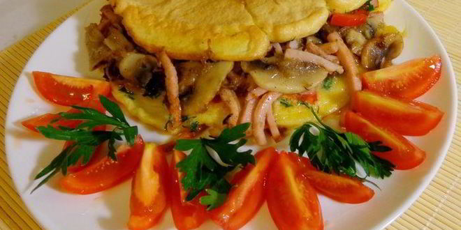 Рецепт омлета бельгийского