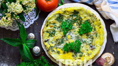 Рецепт Омлета испанского