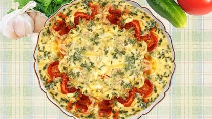 Рецепт Омлета на пару с помидорами