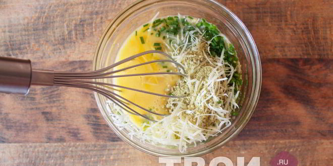 Рецепт омлета на сковороде