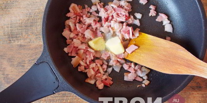 Рецепт омлета на сковороде