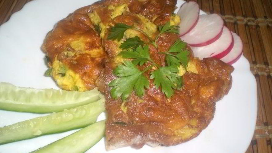 Рецепт омлета по-деревенски