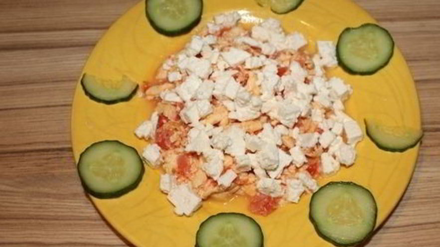 Рецепт омлета с брынзой