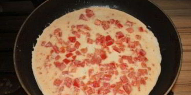 Рецепт омлета с брынзой