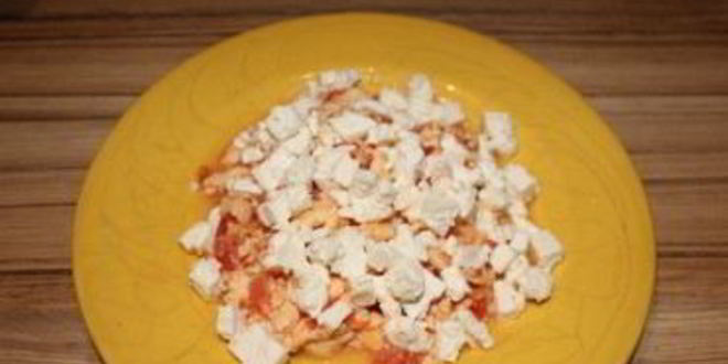 Рецепт омлета с брынзой