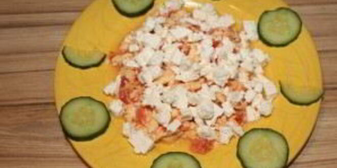 Рецепт омлета с брынзой