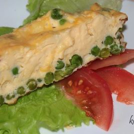 Рецепт Омлета с горошком