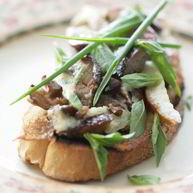 Рецепт Омлета с грибами и куриной печенкой