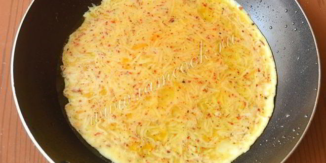 Рецепт омлета с грибами по-испански