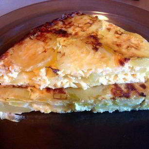 Рецепт Омлета с кабачками в духовке