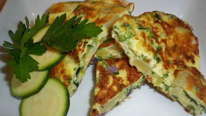 Рецепт Омлета с кабачками