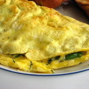 Рецепт Омлета с креветками