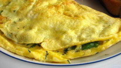 Рецепт Омлета с креветками