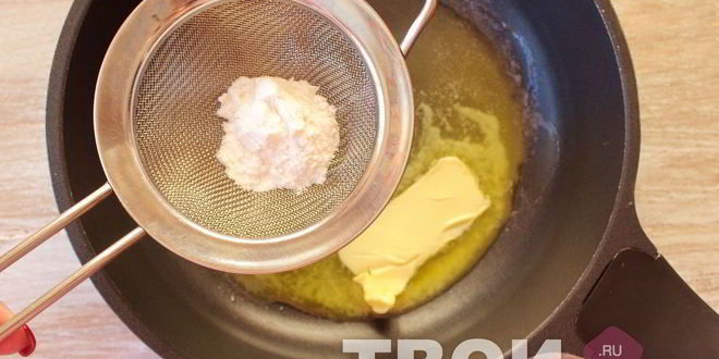 Рецепт омлета с мукой