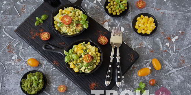 Рецепт омлета с мукой