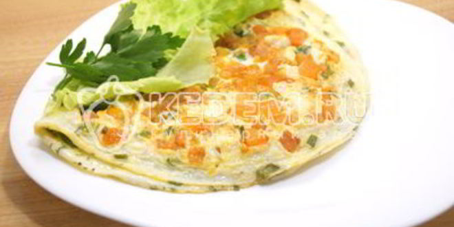 Рецепт омлета с помидорами неаполитанский