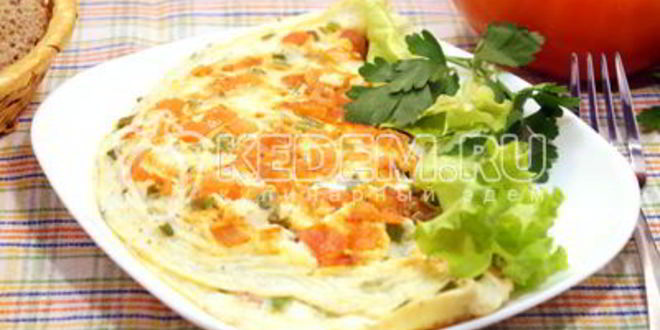 Рецепт омлета с помидорами неаполитанский