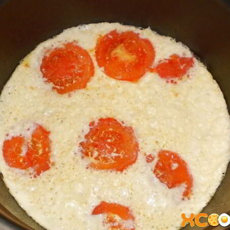 Рецепт Омлета с помидорами