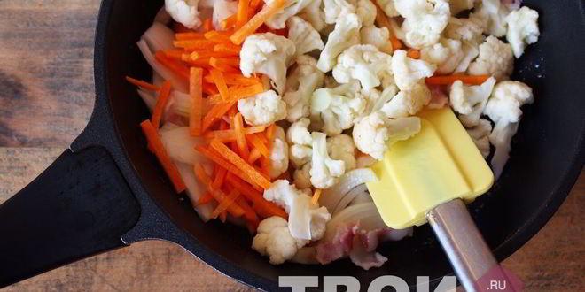 Рецепт омлета с цветной капустой