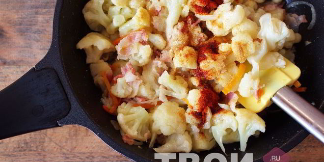 Рецепт омлета с цветной капустой