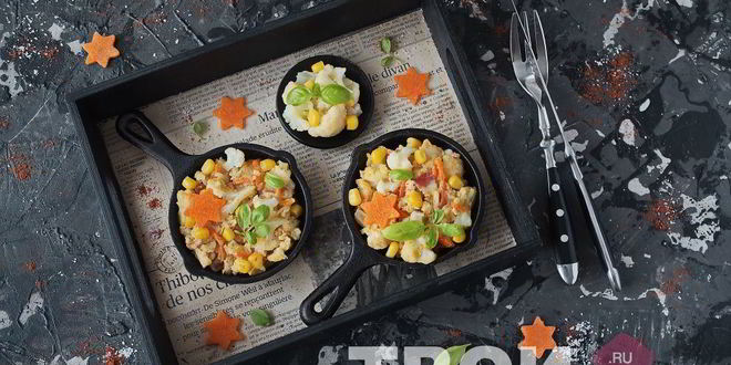 Рецепт омлета с цветной капустой