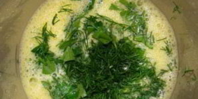 Рецепт омлета с ветчиной