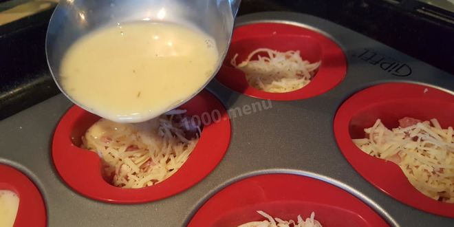 Рецепт омлета в духовке в формочках