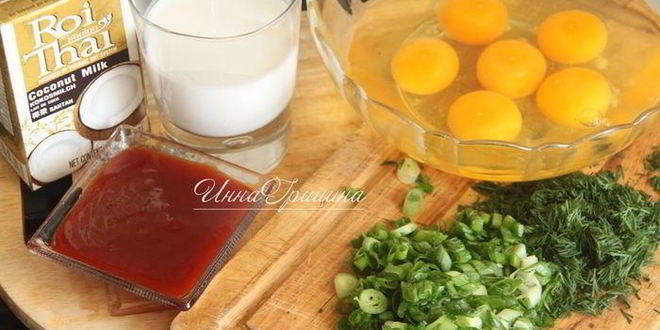 Рецепт омлета в корейском стиле