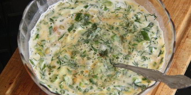 Рецепт омлета в корейском стиле