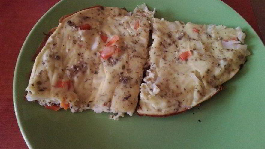 Рецепт овощного омлета на кефире