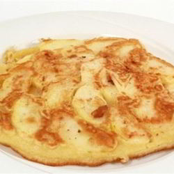 Рецепт Сладкого омлета с яблоками в глазури