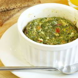 Рецепт Витаминного омлета со шпинатом