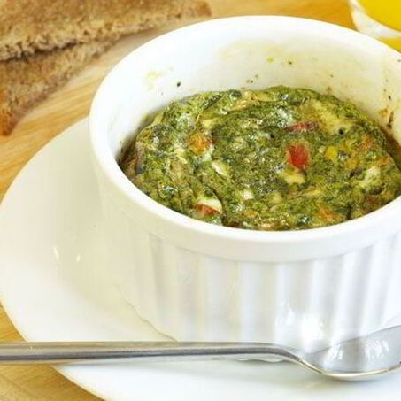 Рецепт Витаминного омлета со шпинатом