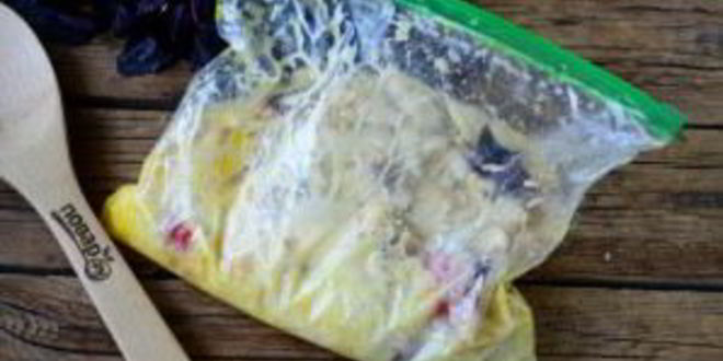 Рецепт воздушного омлета в пакете