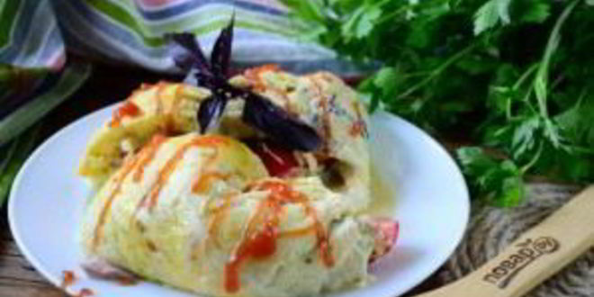 Рецепт воздушного омлета в пакете