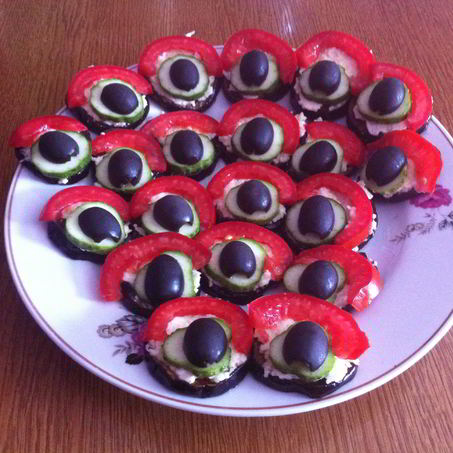 Рецепт Оригинальной закуски из баклажанов